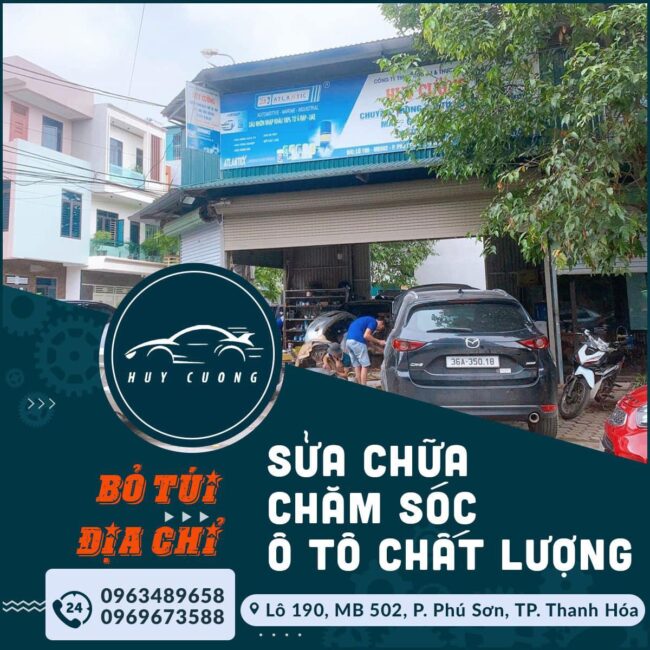 Sửa chữa, bảo dưỡng điều hòa Ô tô Uy Tín tại Thanh Hóa - Gara Ô Tô Huy Cường
