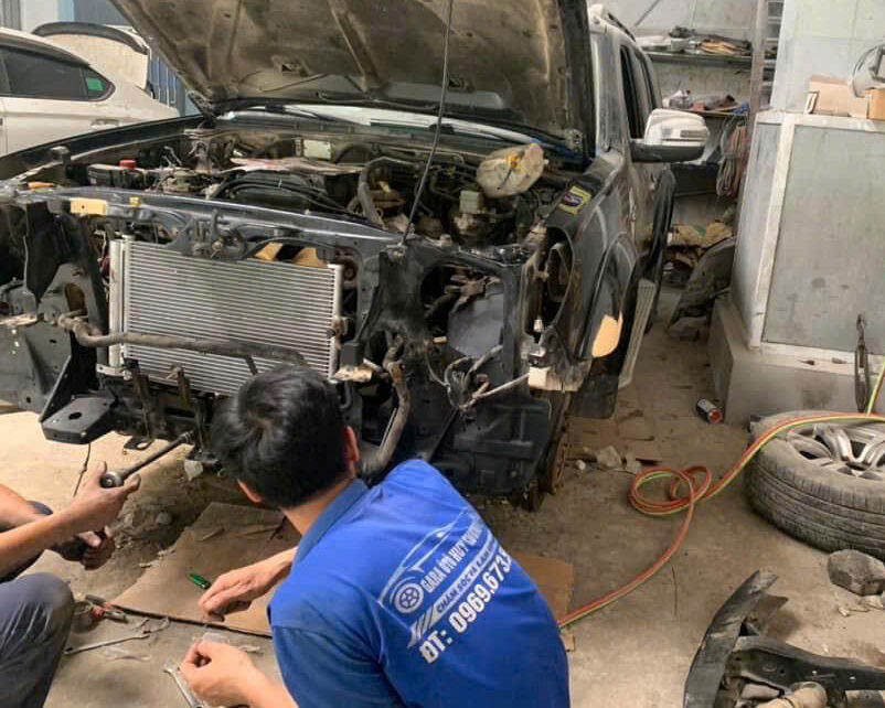 Sửa Xe tai nạn Nhanh Chóng Uy Tín Tại Thanh Hóa - Gara ô tô thanh hóa