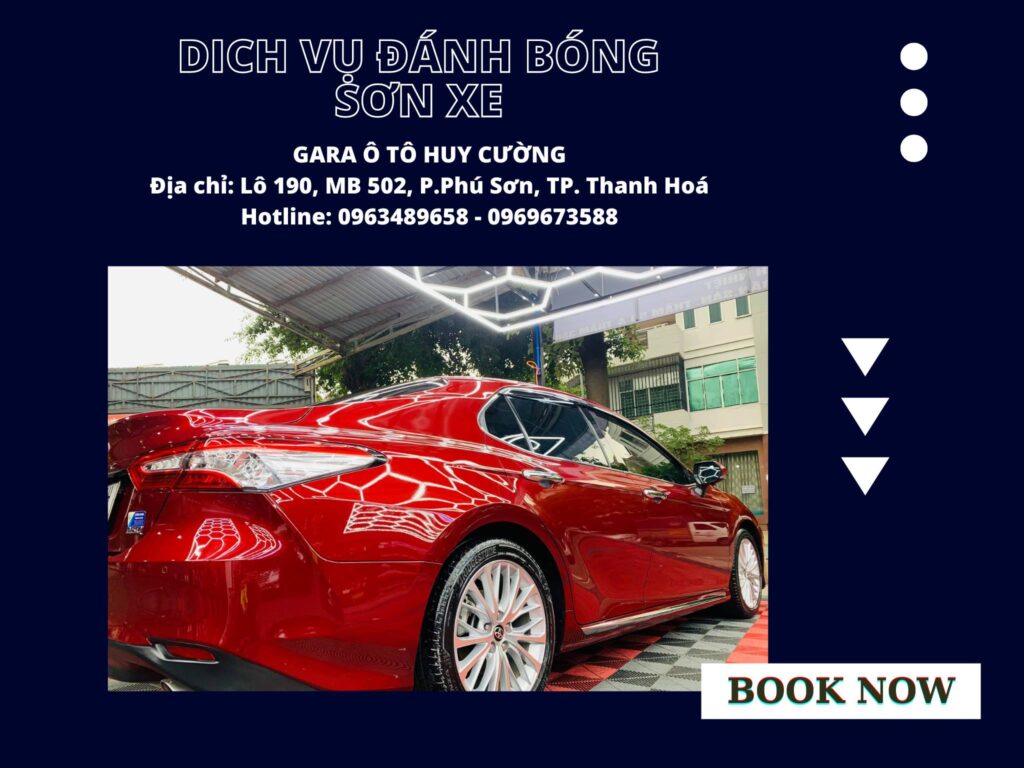 Sơn xe ô tô đẹp uy tín tại Thanh Hoá